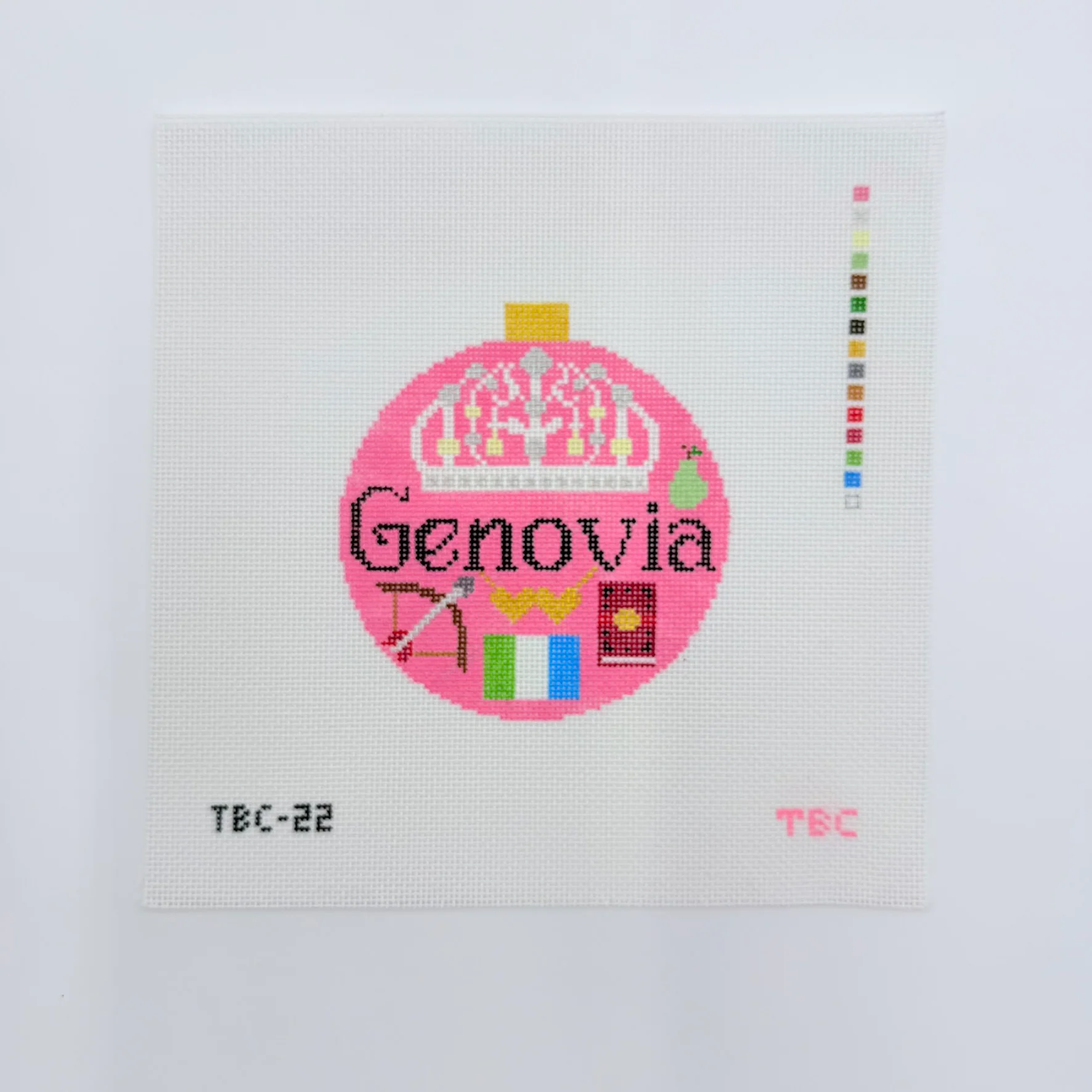 Genovia Round Canvas