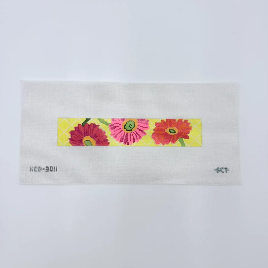 Gerbera Daisy Key Fob Canvas