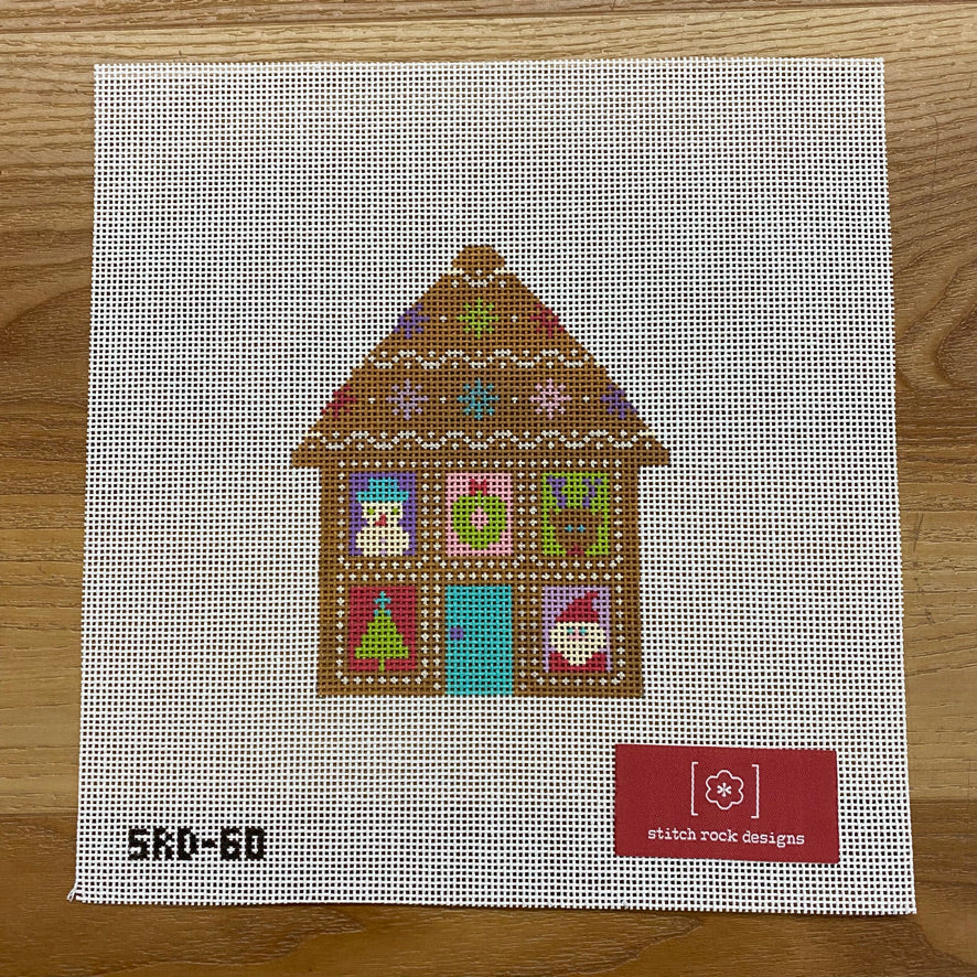 Gingerbread House Ornament Canvas