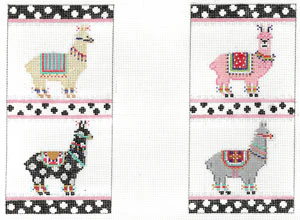 Glam-O-Llama Eyeglass Case Canvas