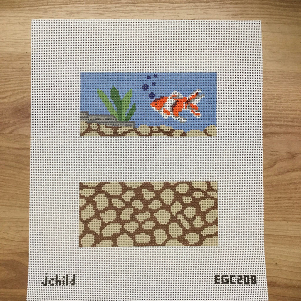 Fish Tank Eyeglass Case Canvas
