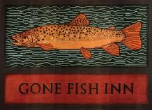 Gone Fish Inn Needlepoint Canvas