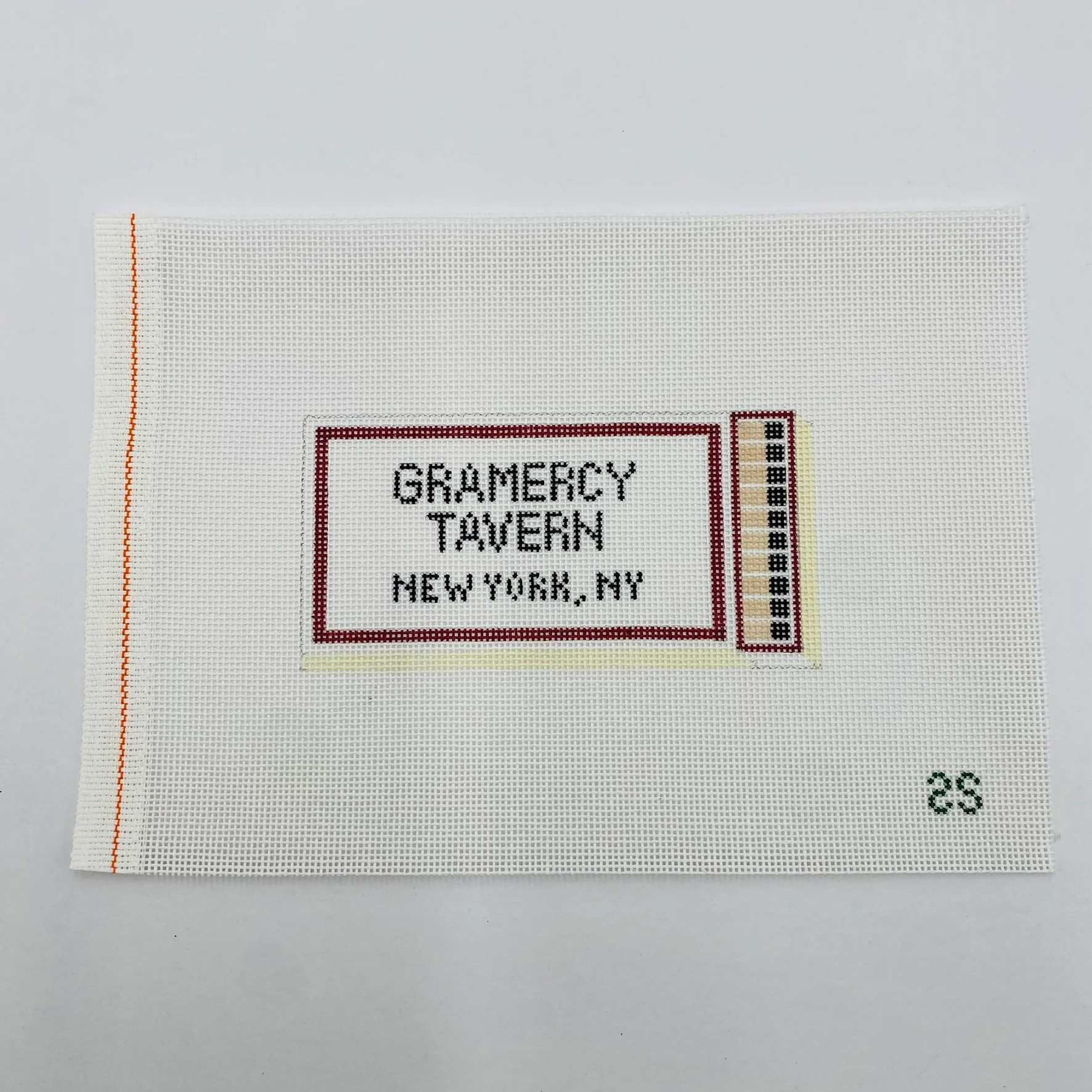 Gramercy Tavern Matchbook Canvas
