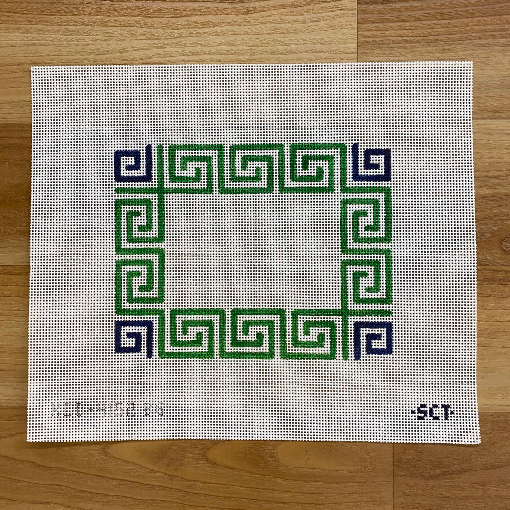 Greek Key Clutch