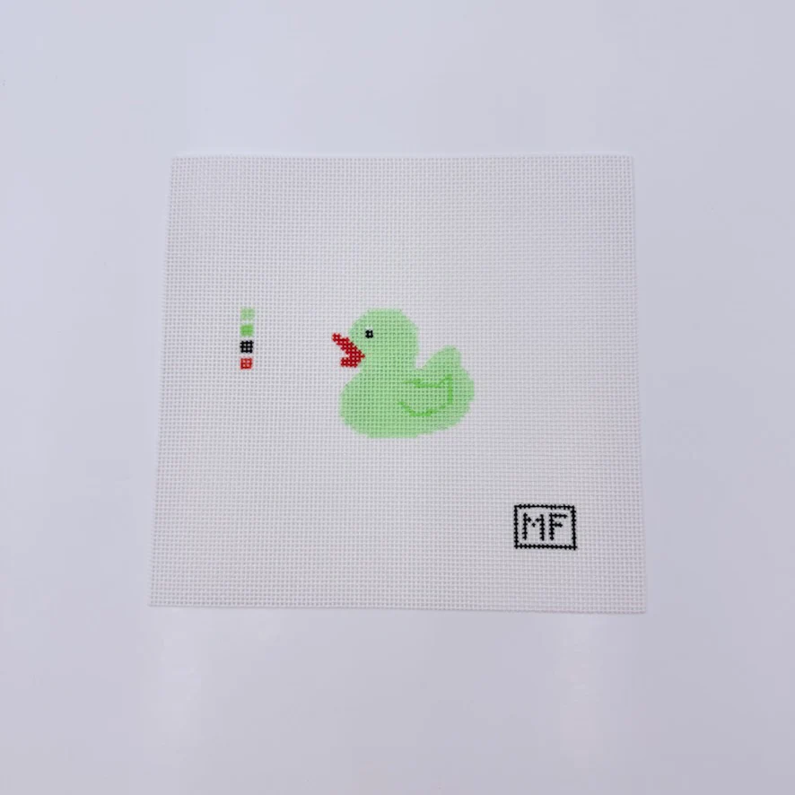 Green Duck Mini Canvas