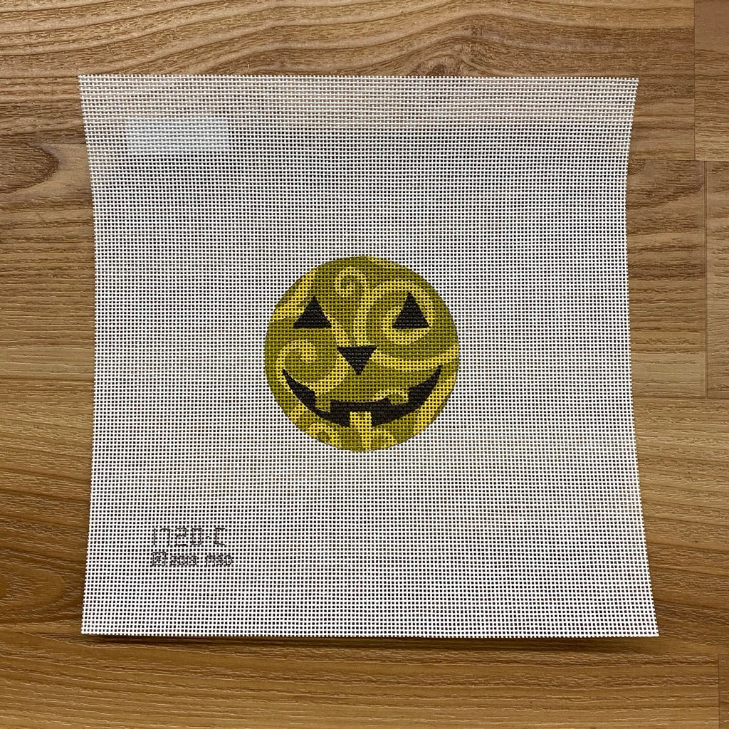 Green Swirl Jack Needlepoint Canvas