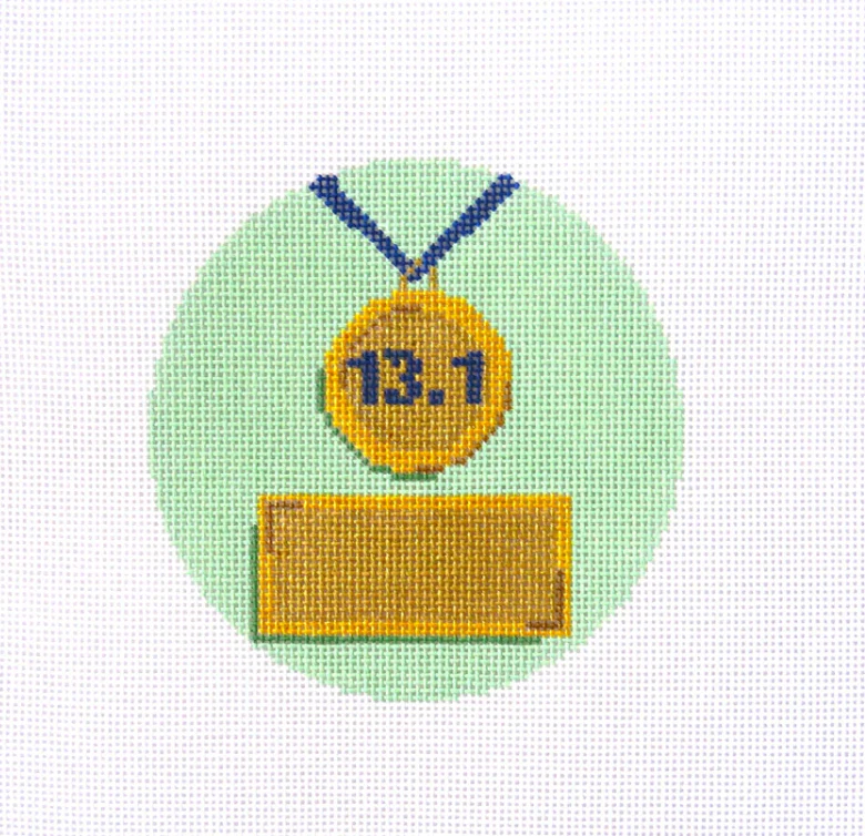 Half Marathon Medal Canvas