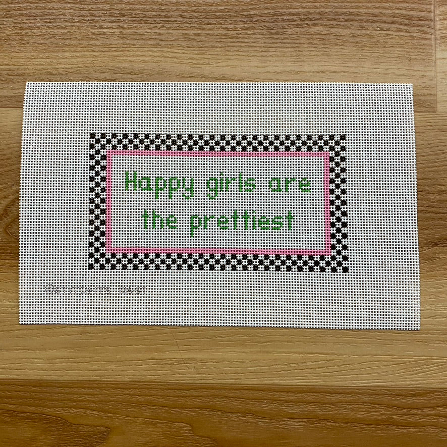 Happy Girls Are the Prettiest Canvas