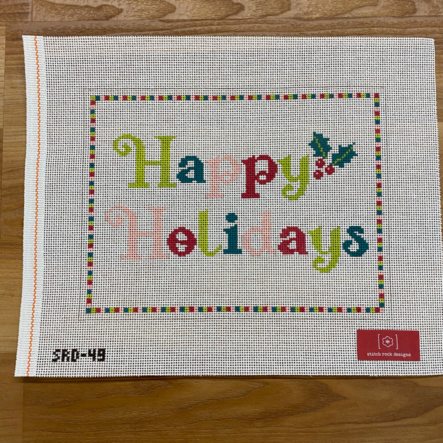Happy Holidays Canvas