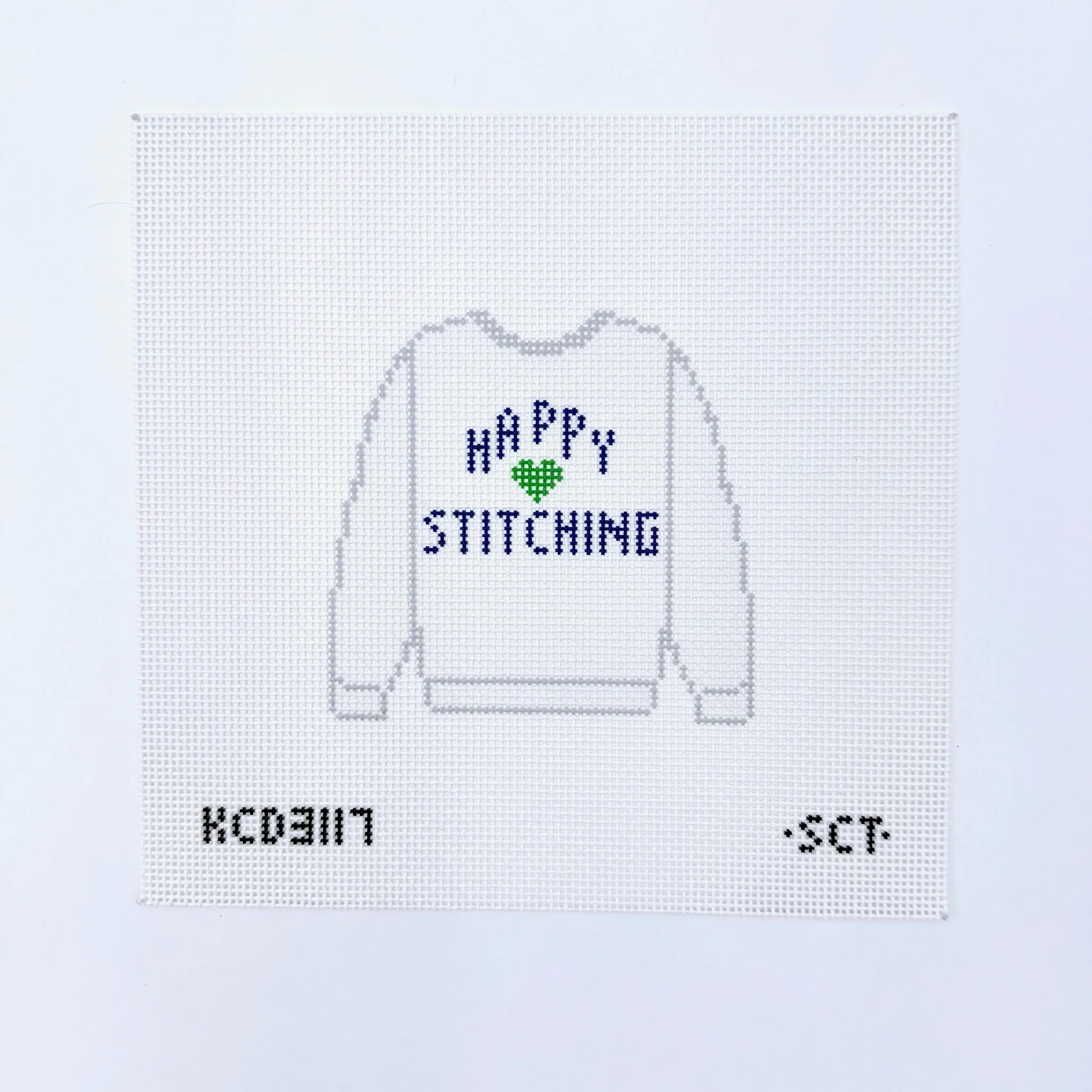 Happy Stitching Sweatshirt Canvas