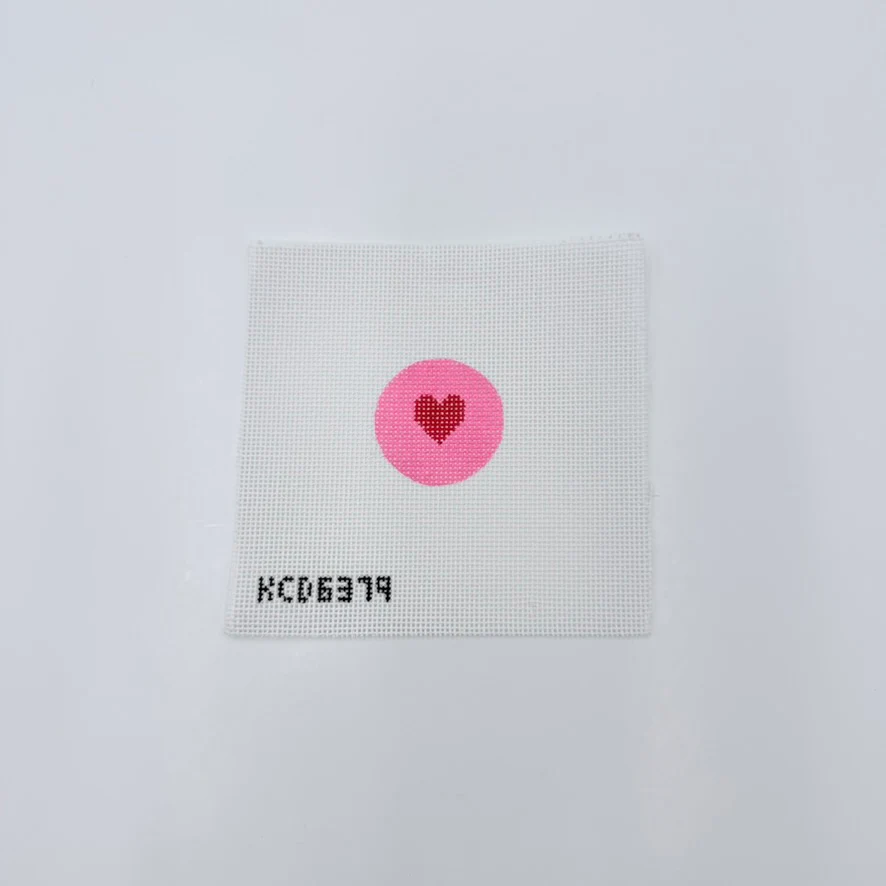 Heart Key Fob Insert Canvas