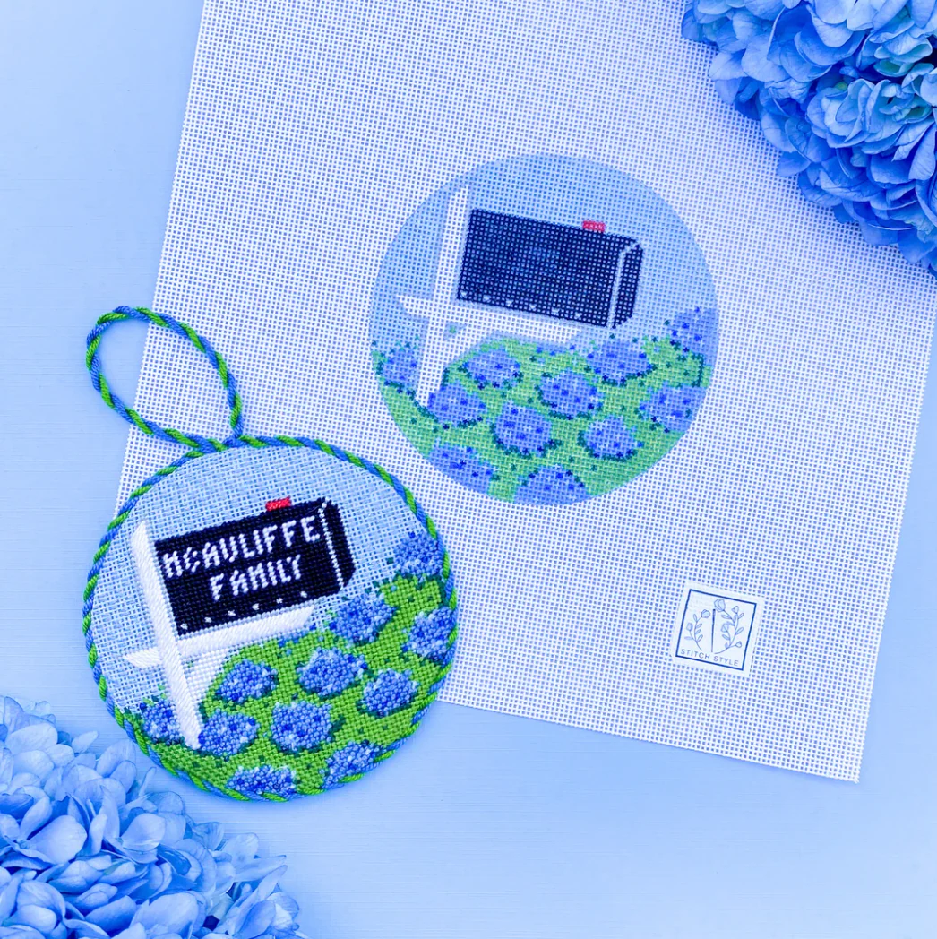 Hydrangea Mailbox Canvas