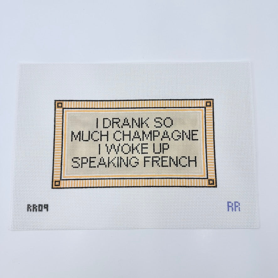 I Drank So Much Champagne Canvas