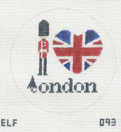 I Heart London Canvas
