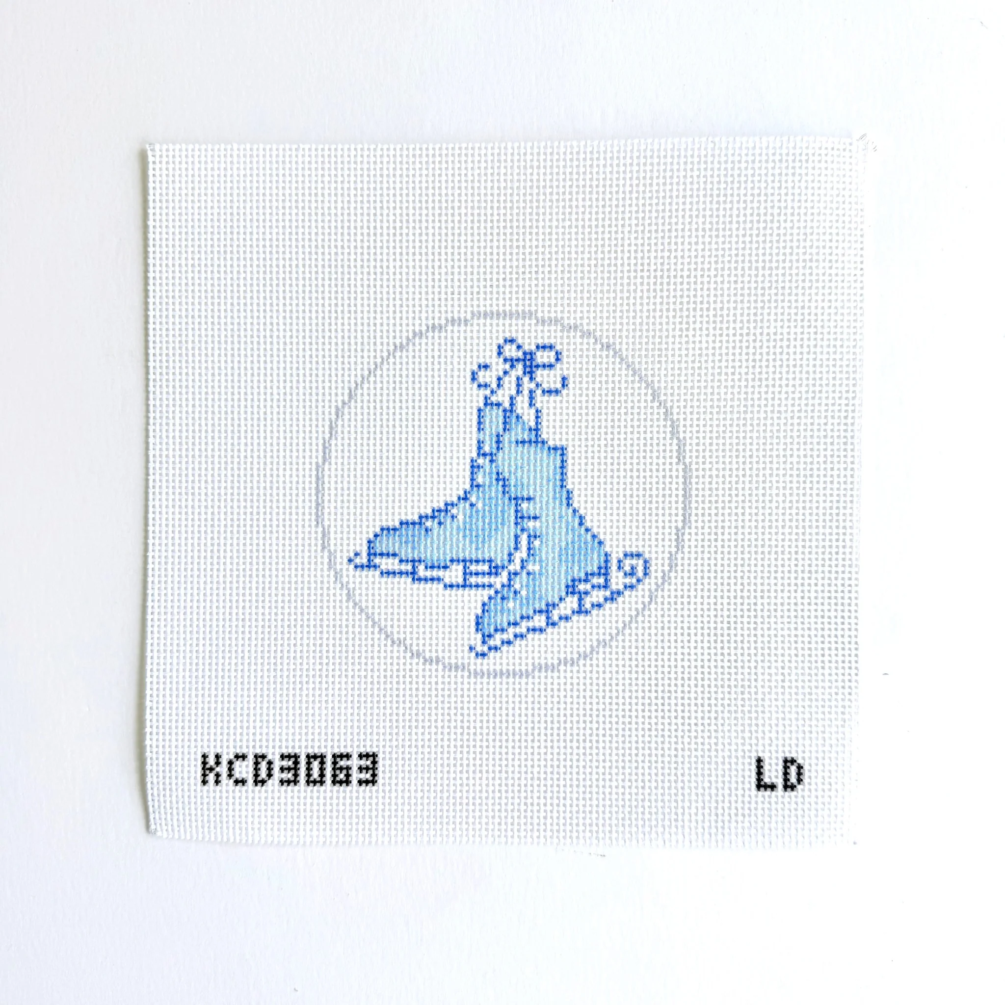 Ice Skate Ornament Canvas