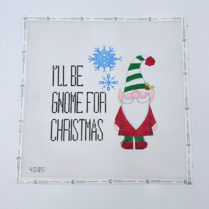 I'll Be Gnome for Christmas Canvas
