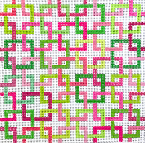 Interlocking Squares Canvas