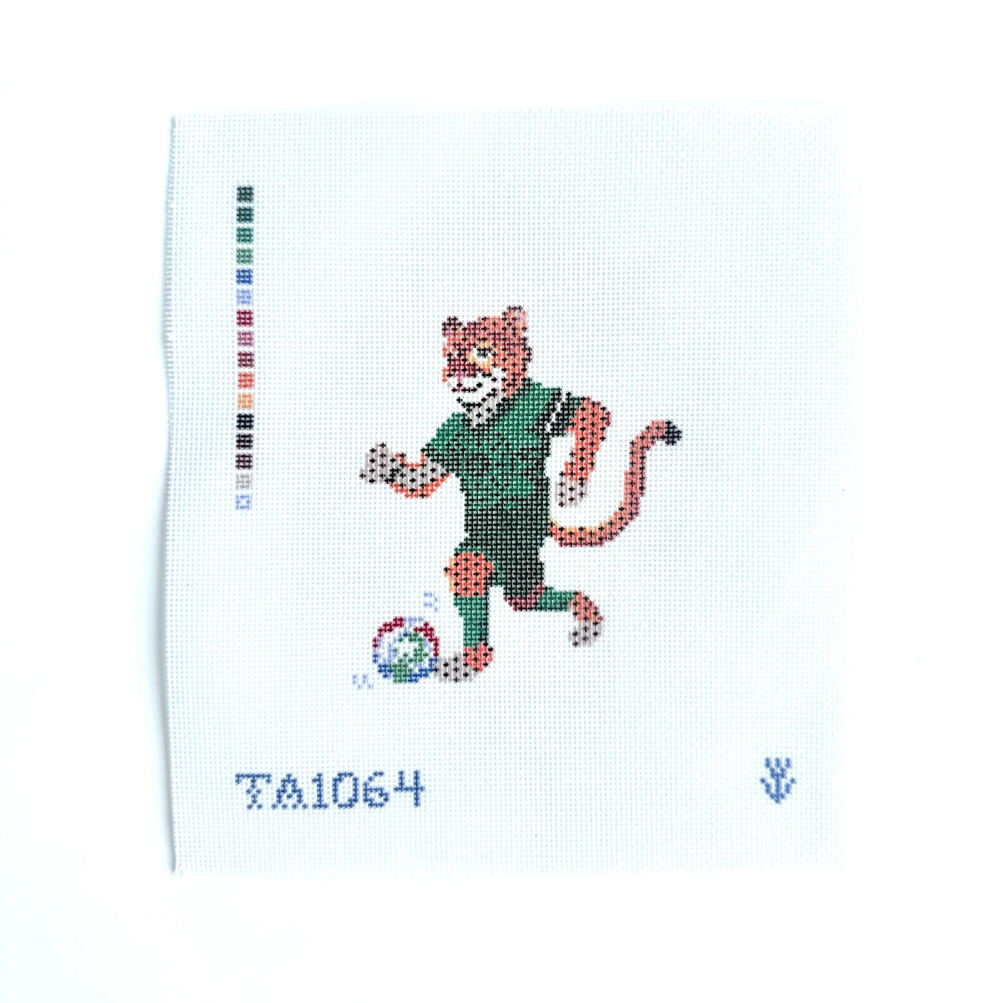 Jaguar Soccer Player Canvas