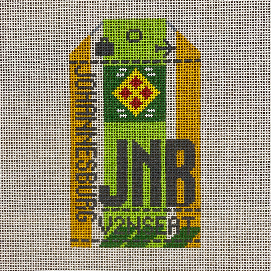 Johannesburg Vintage Travel Tag Canvas