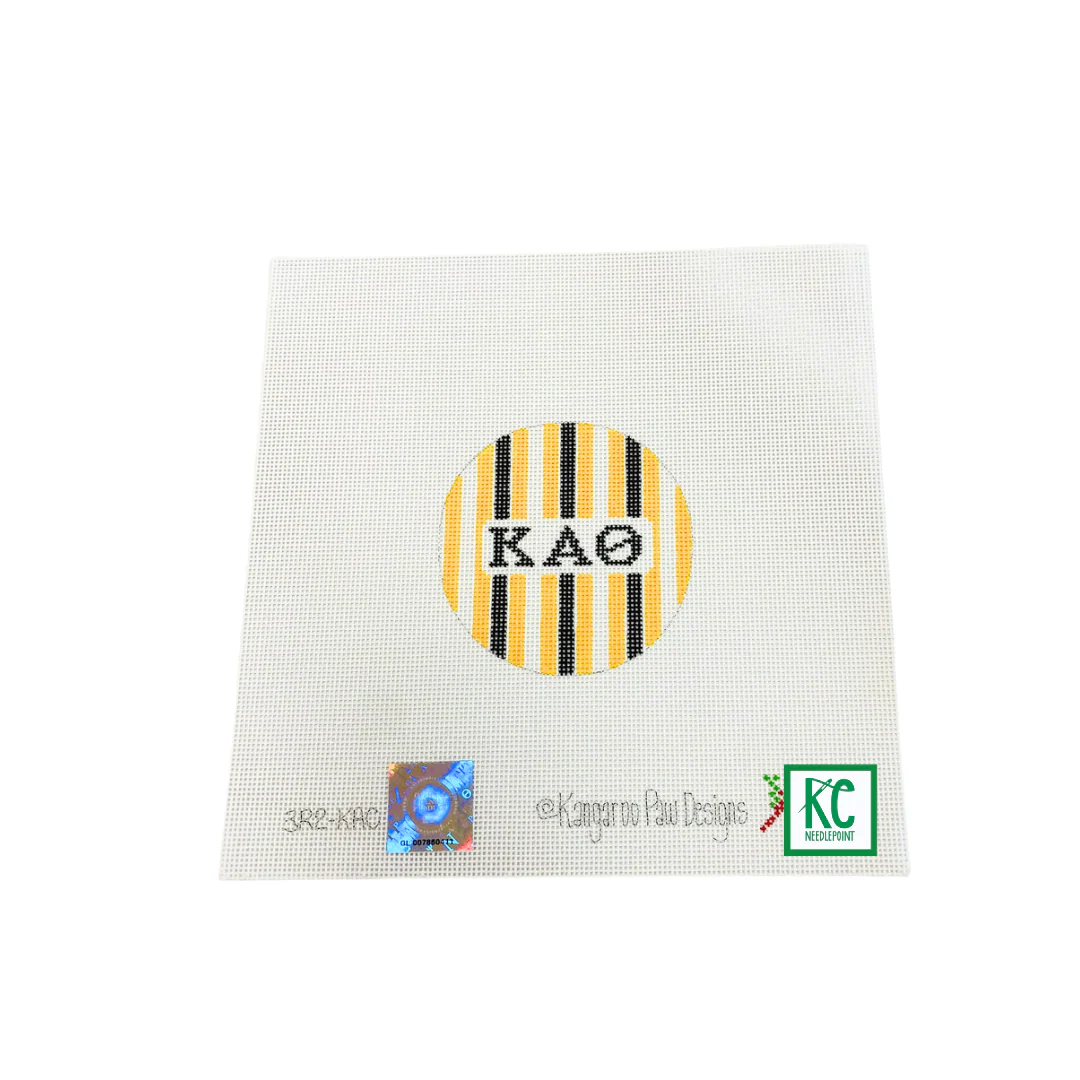 Kappa Alpha Theta</br> 3" Round Canvas