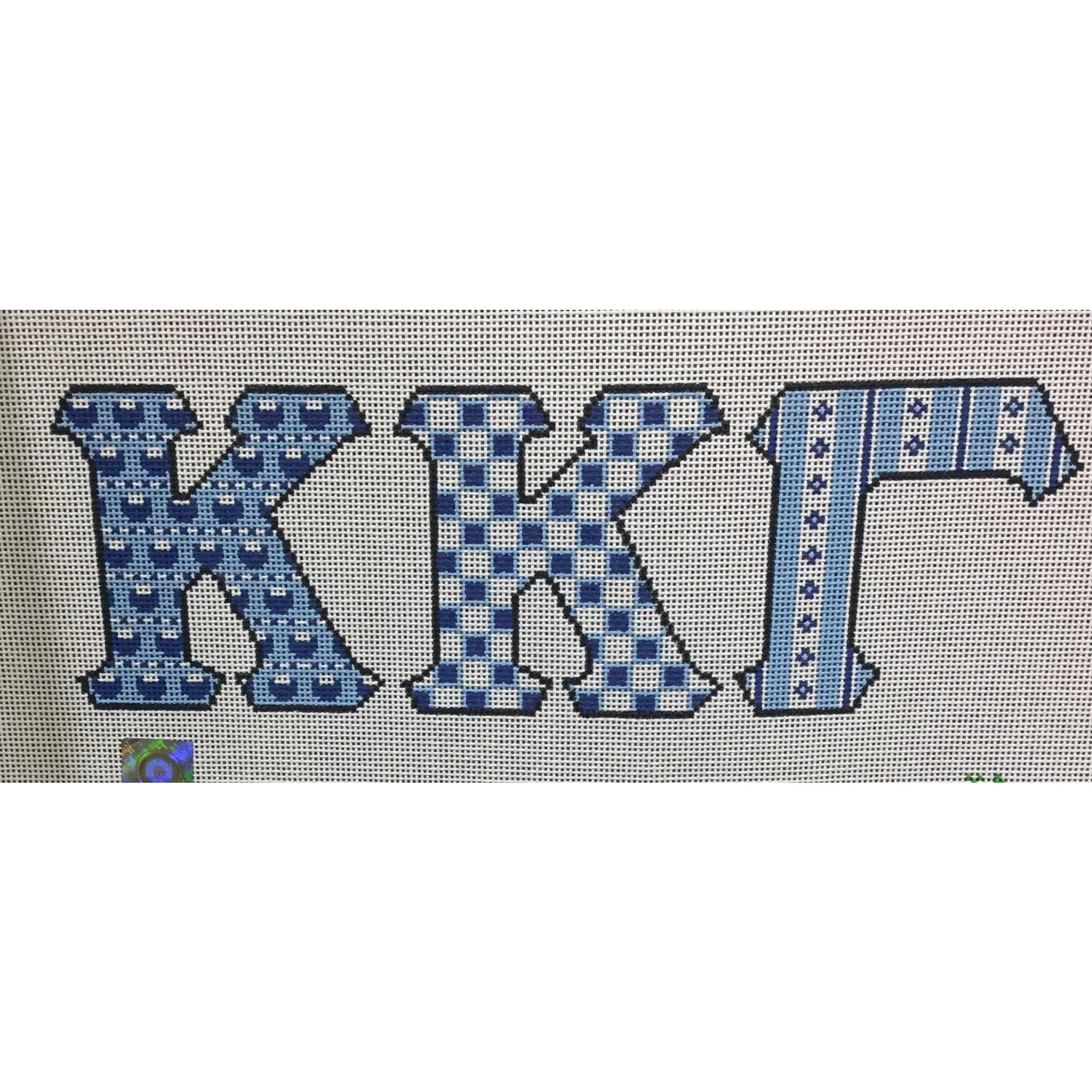 Kappa Kappa Gamma Letter Canvas