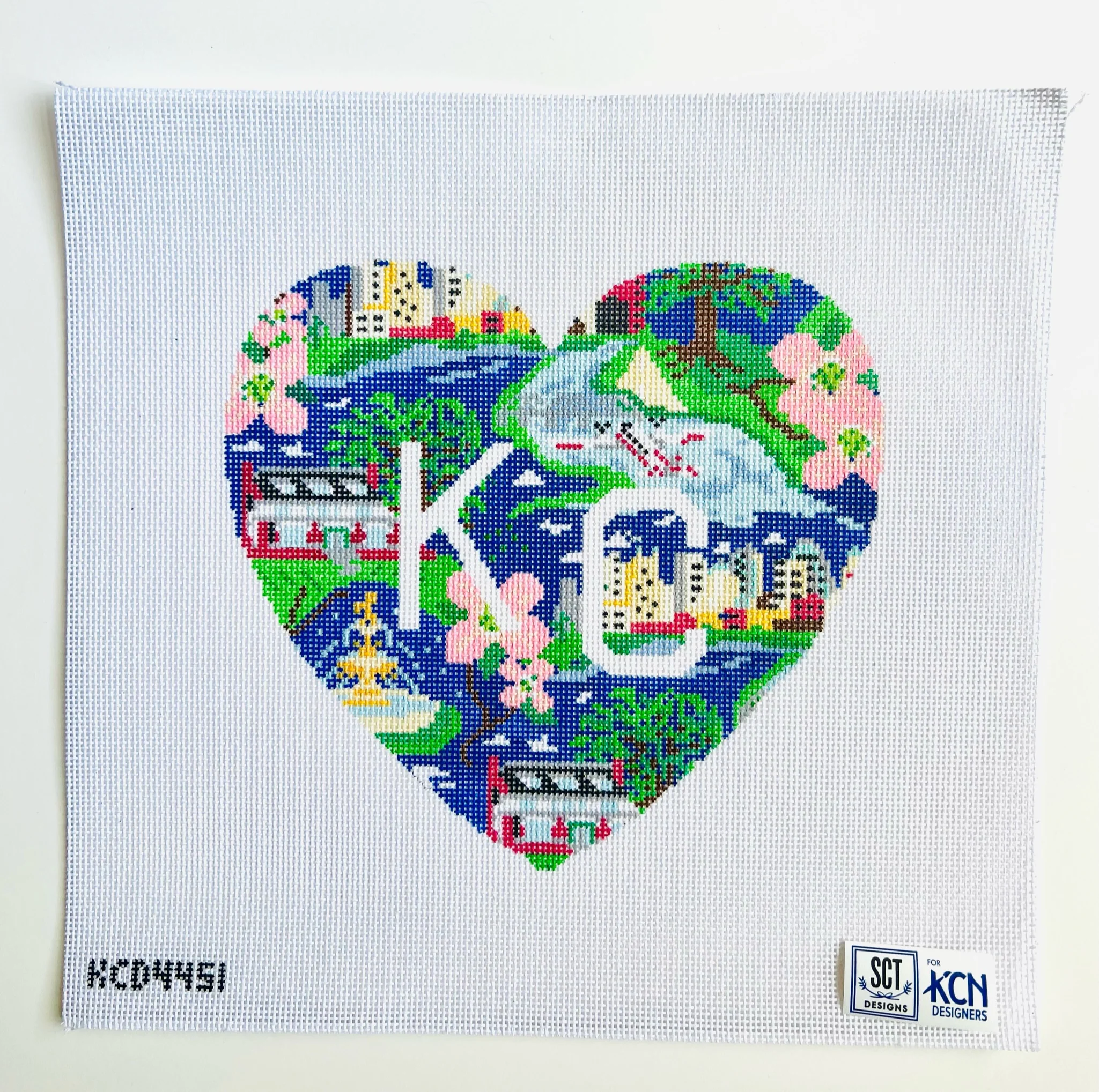 KC Heart Parade Pillow