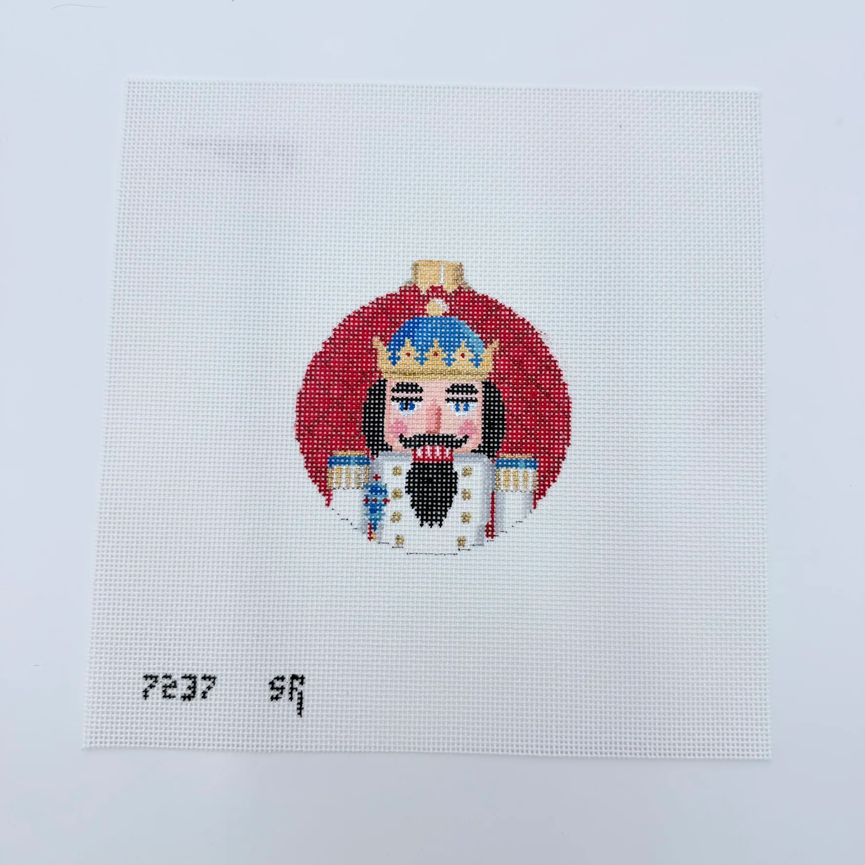 King Nutcracker Round Canvas