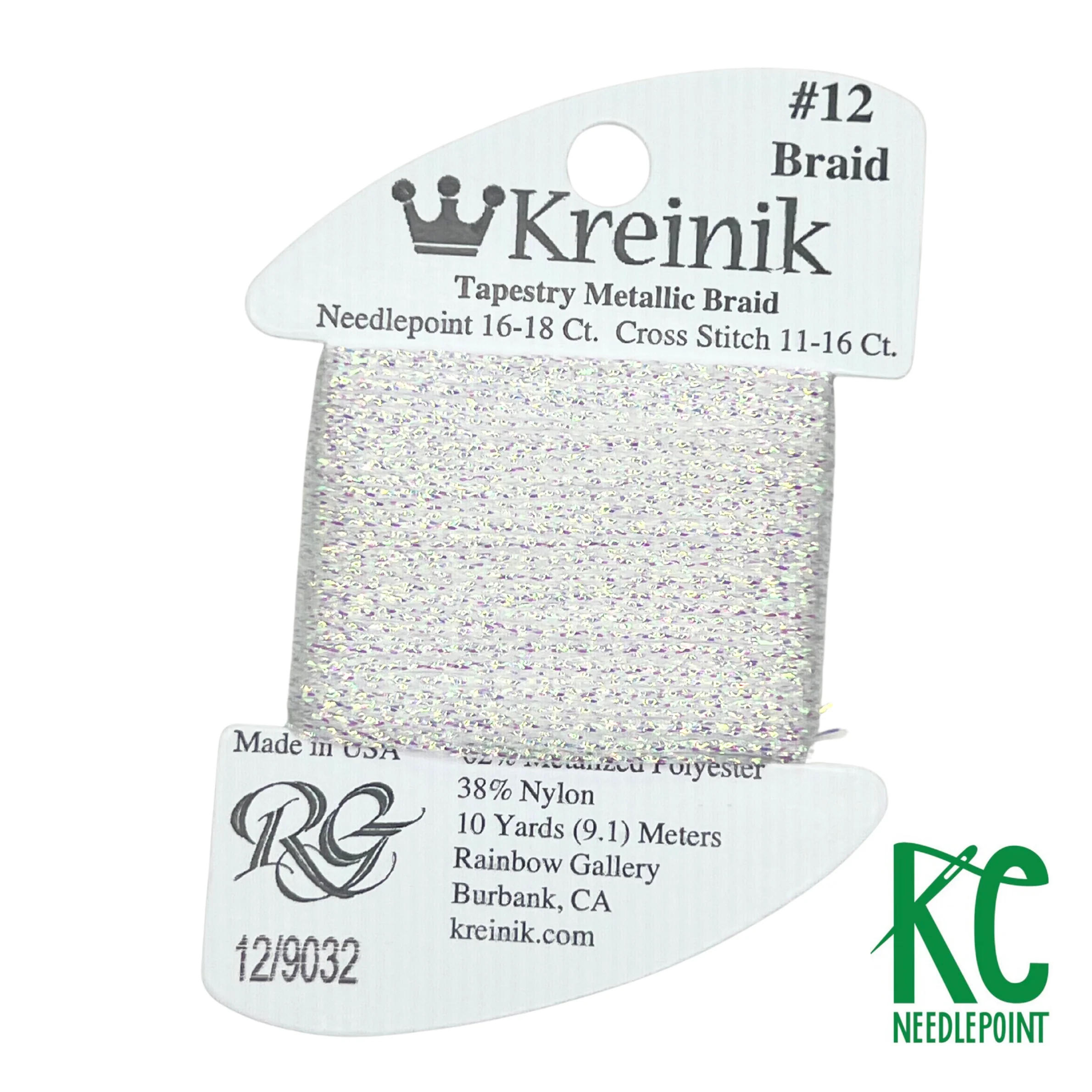 Kreinik Card Size 12 9032 Chrystalline