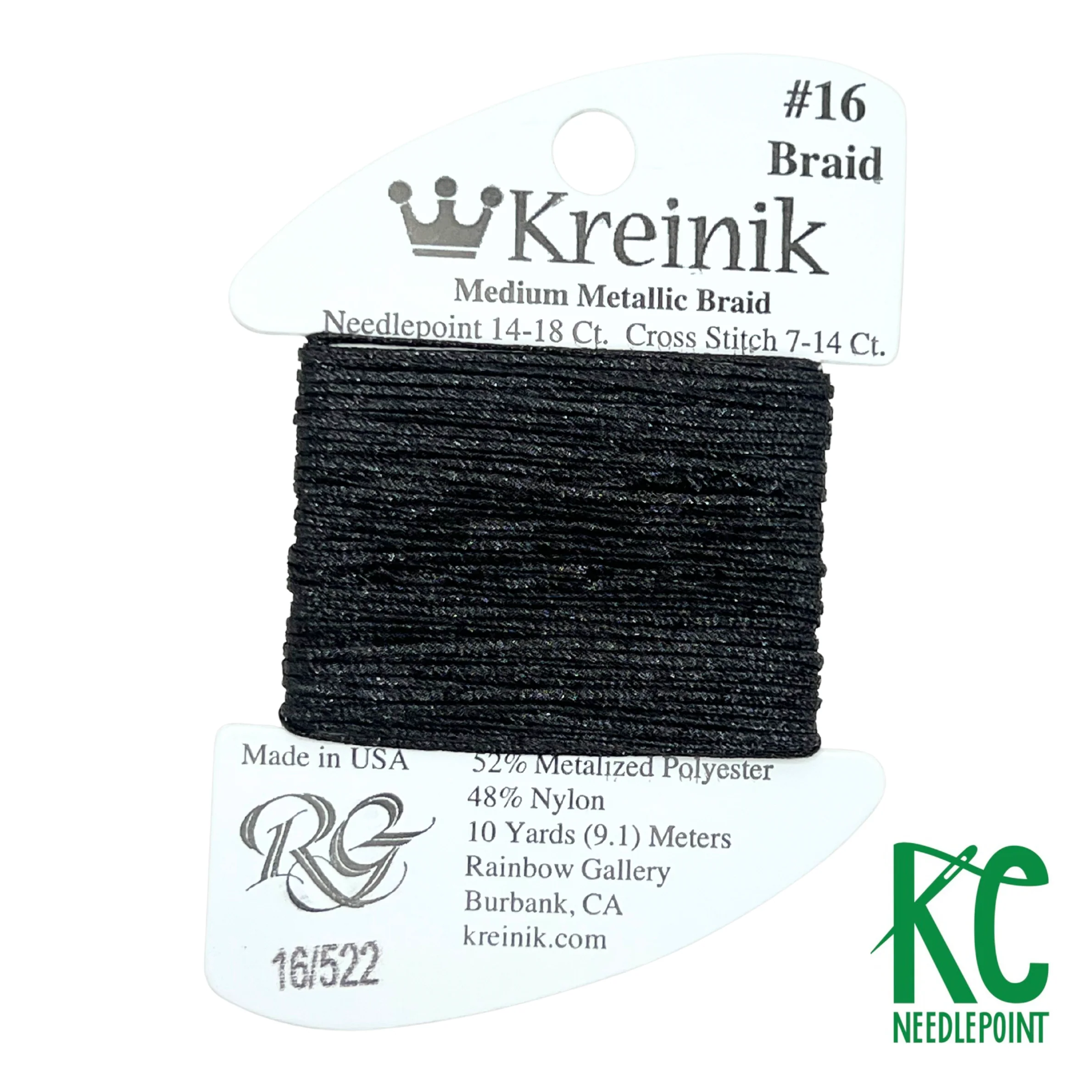 Kreinik Card Size 16 522 Dark Chocolate