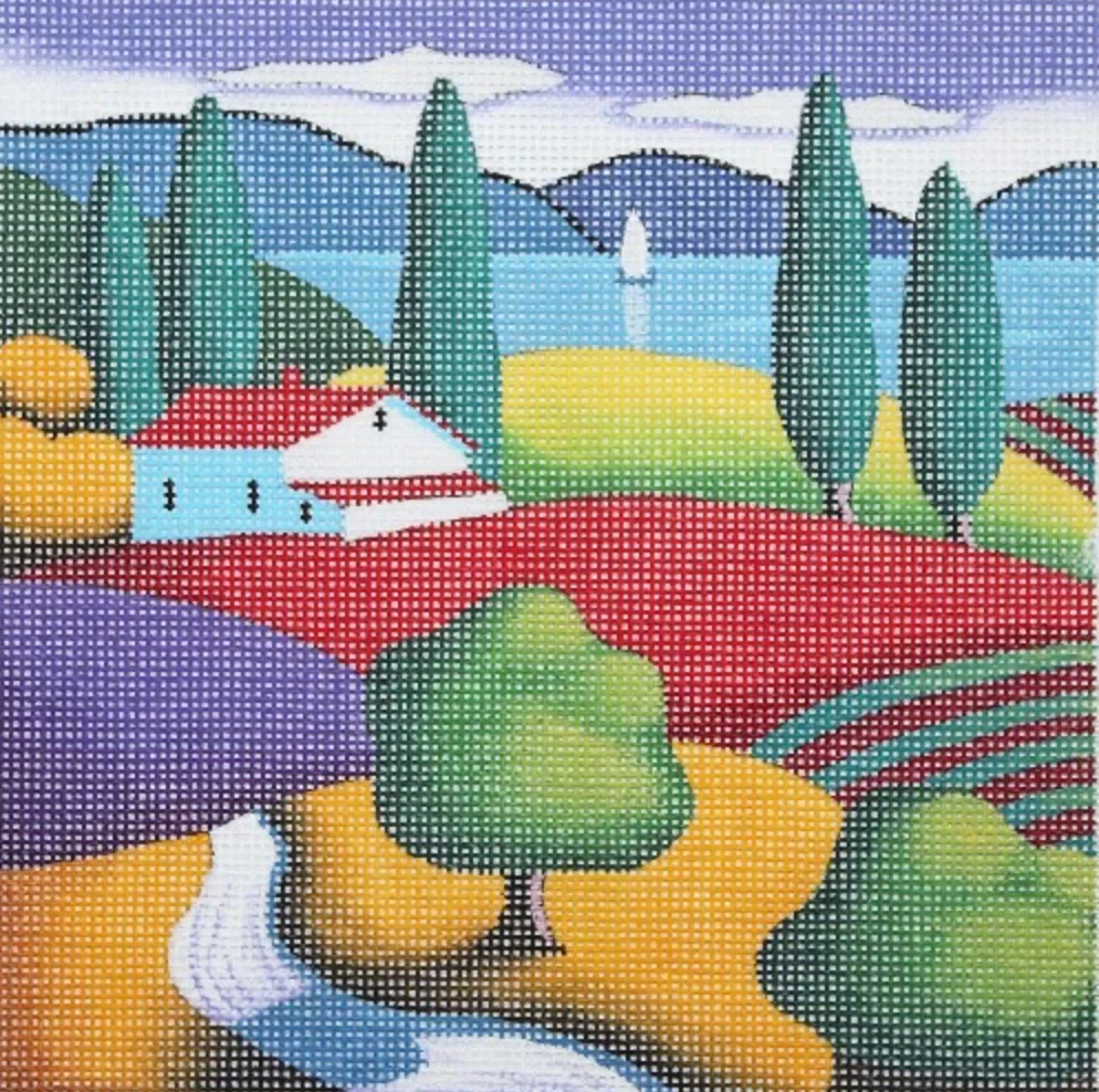 Lakeside Farm Canvas