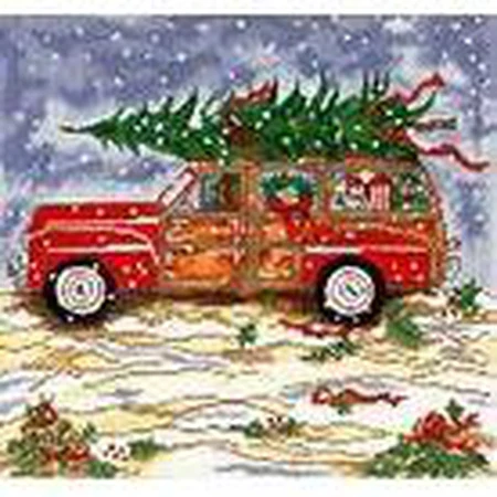 Christmas Woody Needlepoint Canvas
