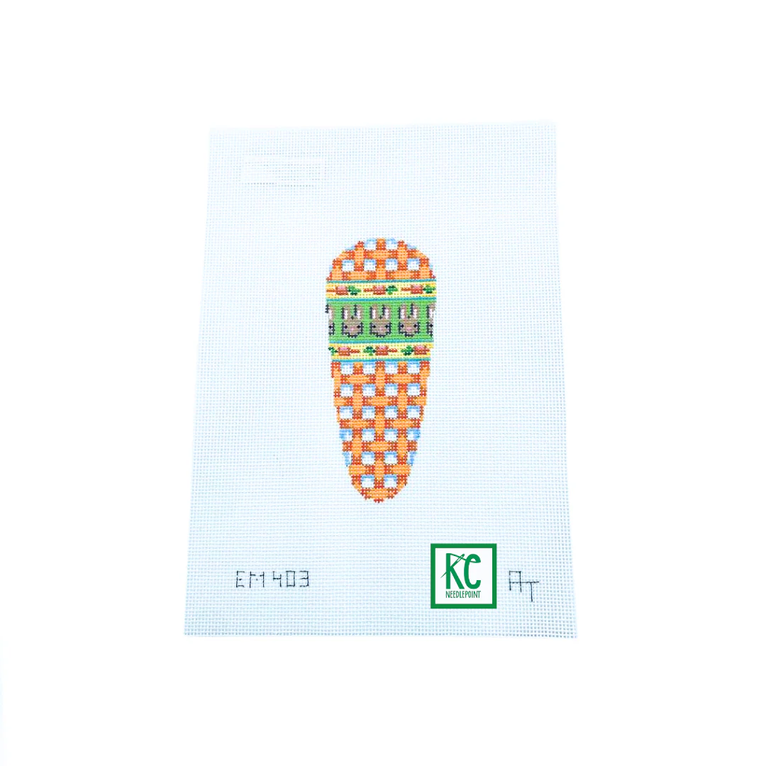 Lattice/Carrots/Bunny Faces Carrot Canvas