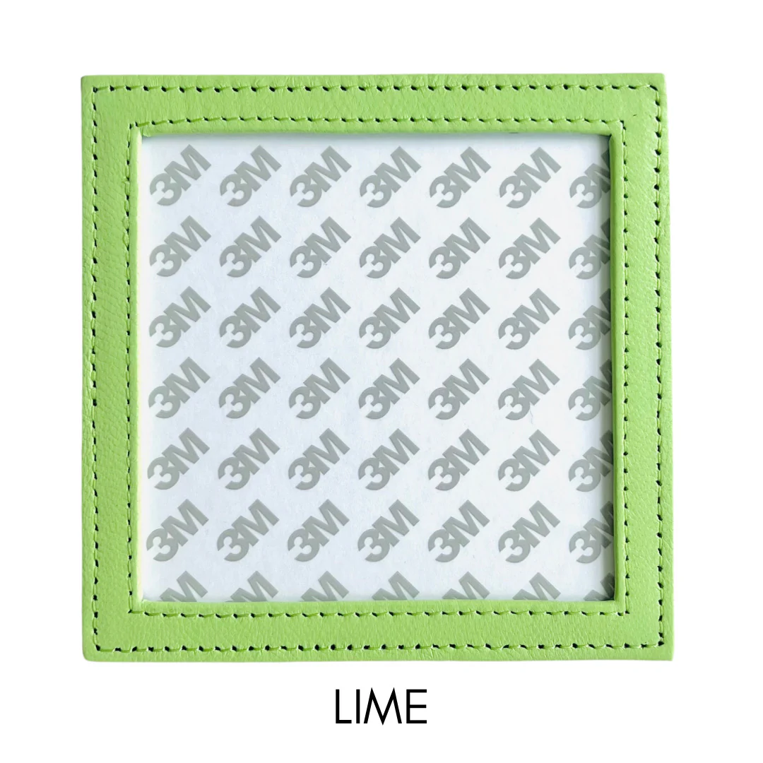 Square Leather Self Finishing Coaster - Image 11