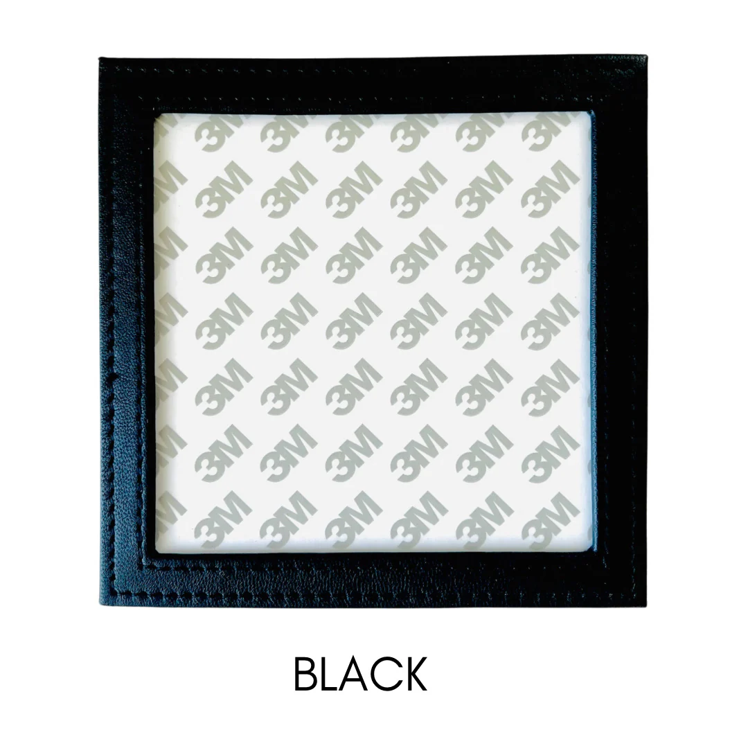 Square Leather Self Finishing Coaster - Image 6