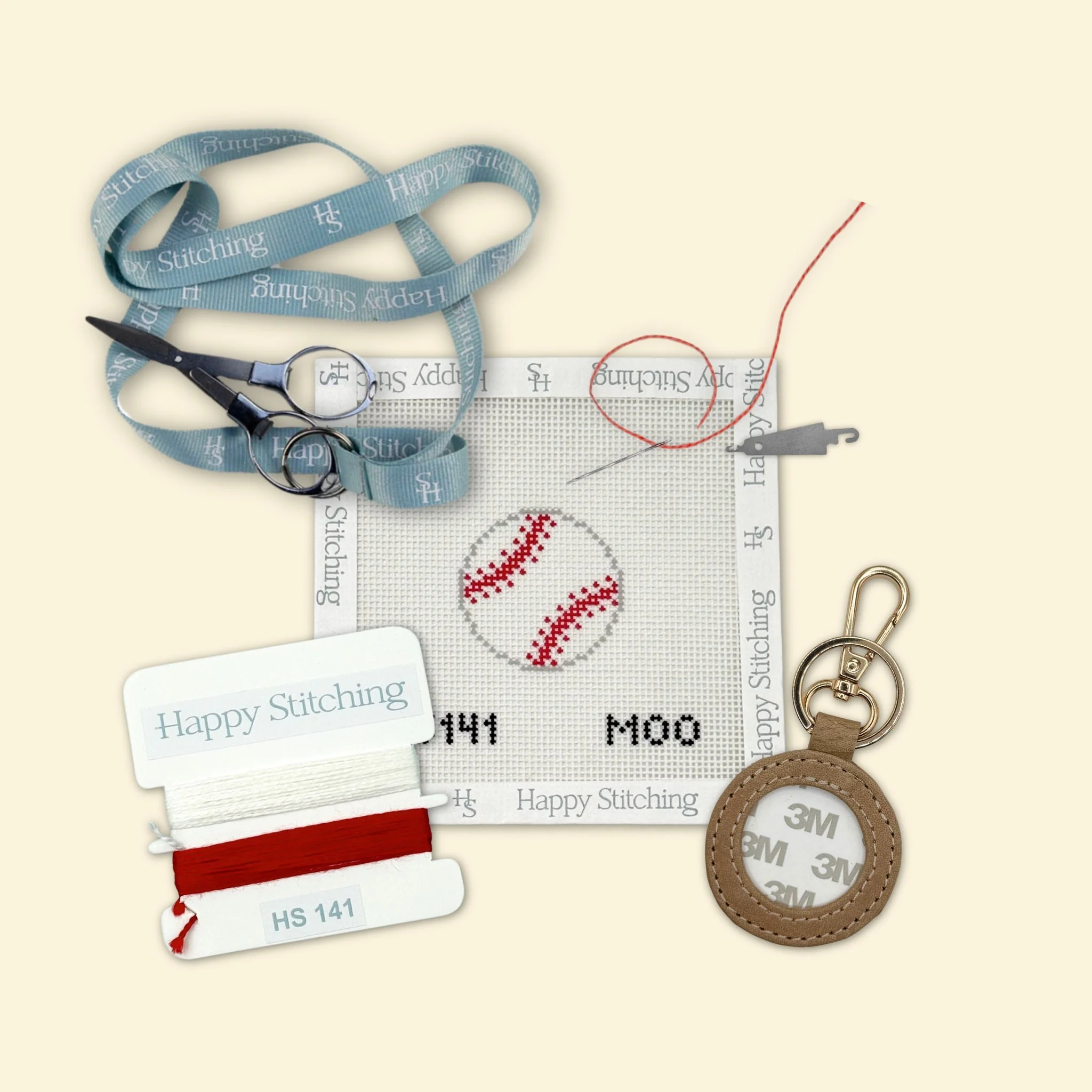 "Little League" Happy Stitching All-In-One Key Fob/Bag Tag Kit - Image 3