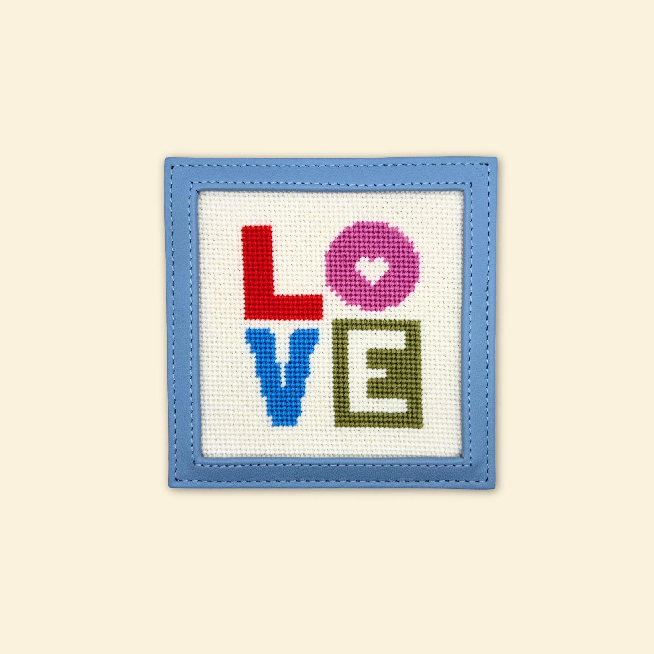 "Love Stack" Happy Stitching All-In-One Coaster Kit - Image 2