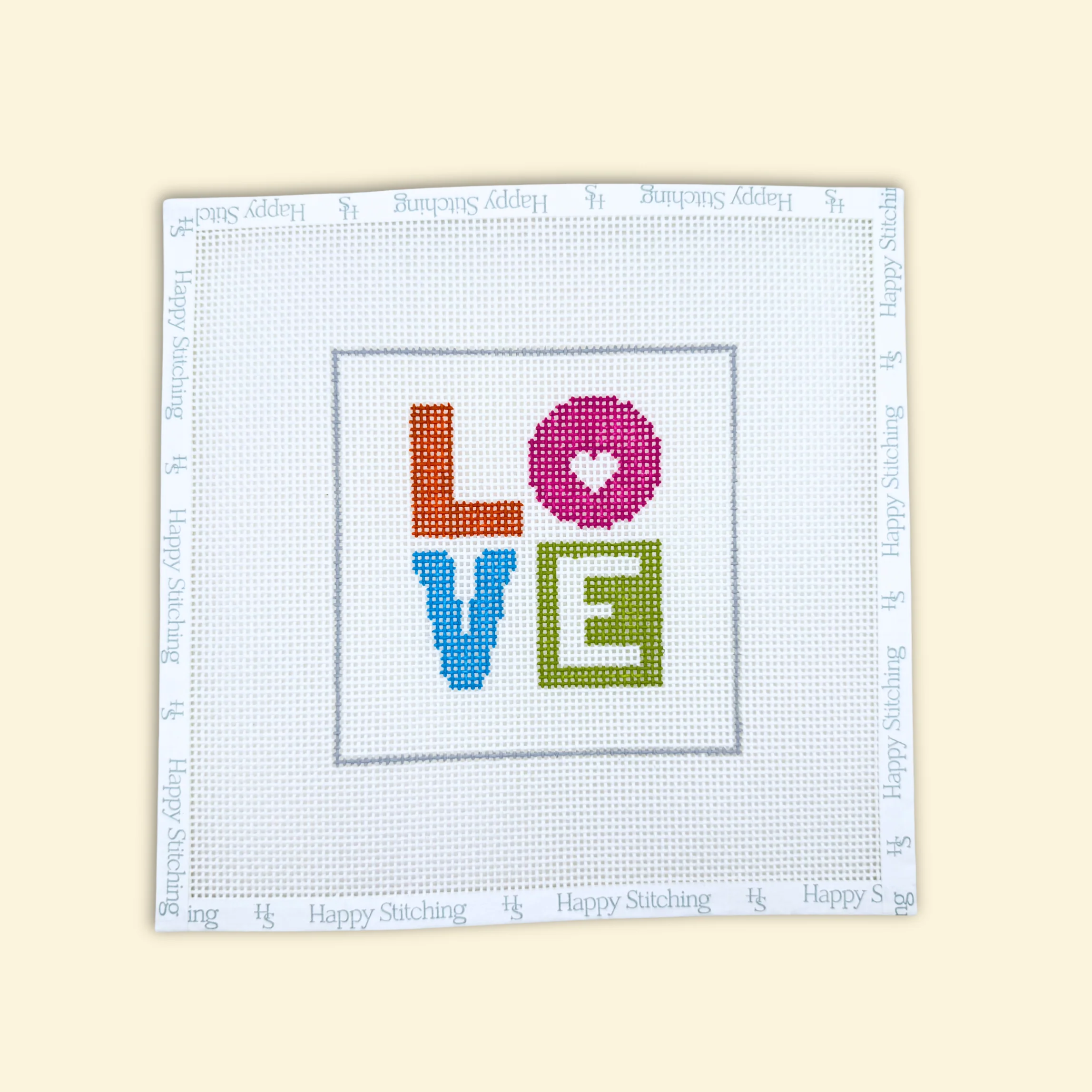 "Love Stack" Happy Stitching All-In-One Coaster Kit - Image 4