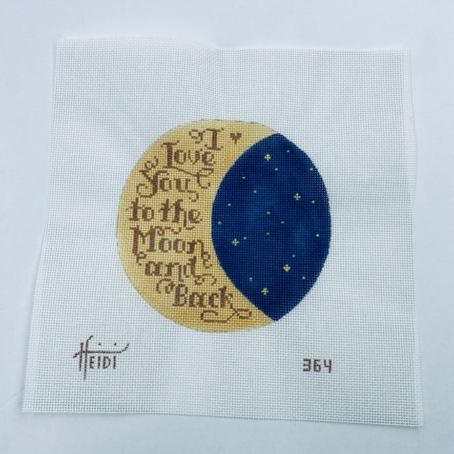 Love You Moon with Sky Canvas