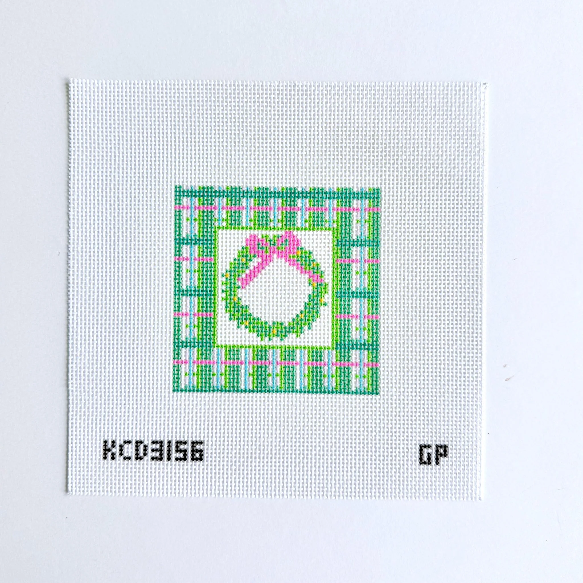 Mad for Plaid - Wreath Canvas