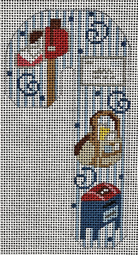 Mail Delivery Candy Cane Canvas