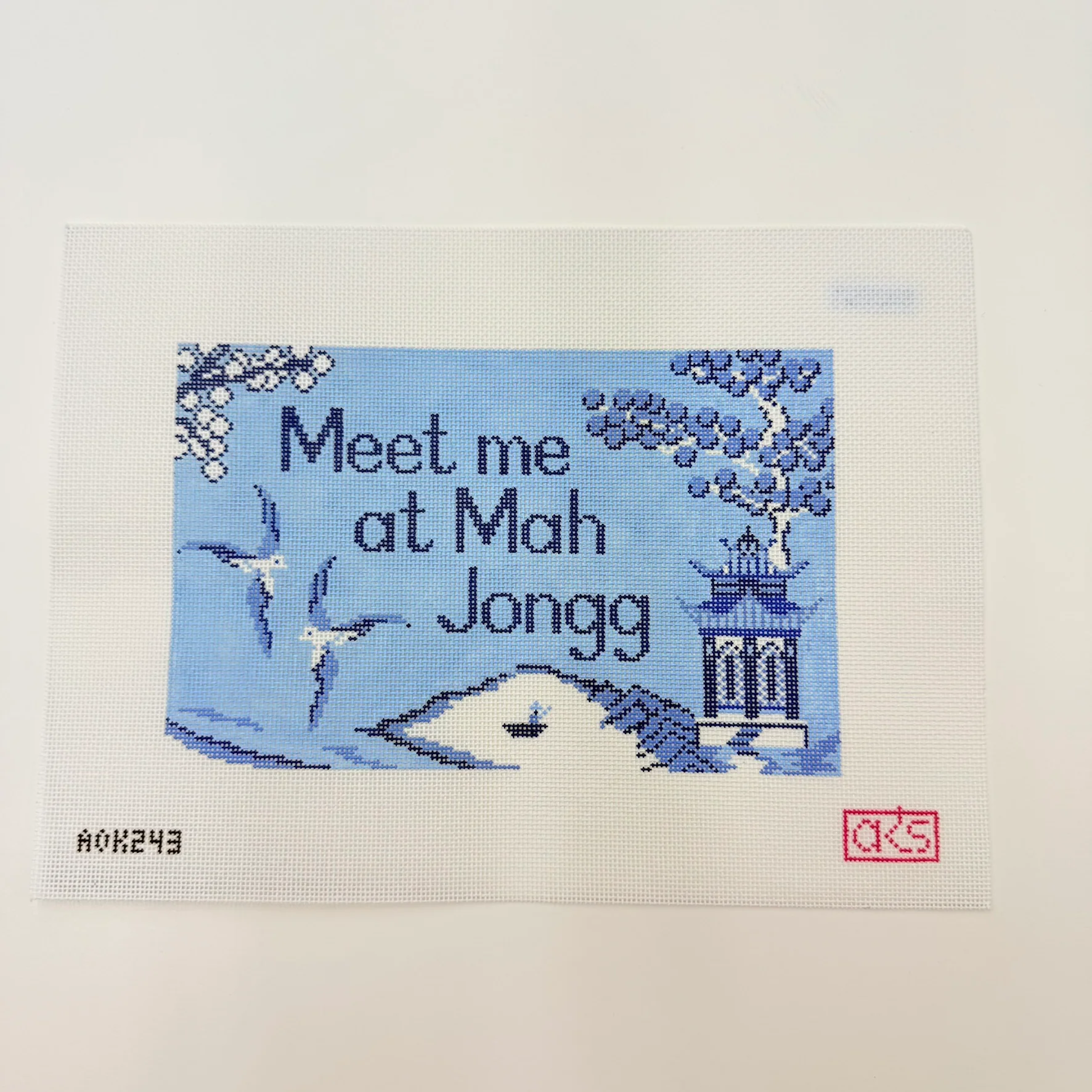 Meet Me at Mahjong Canvas