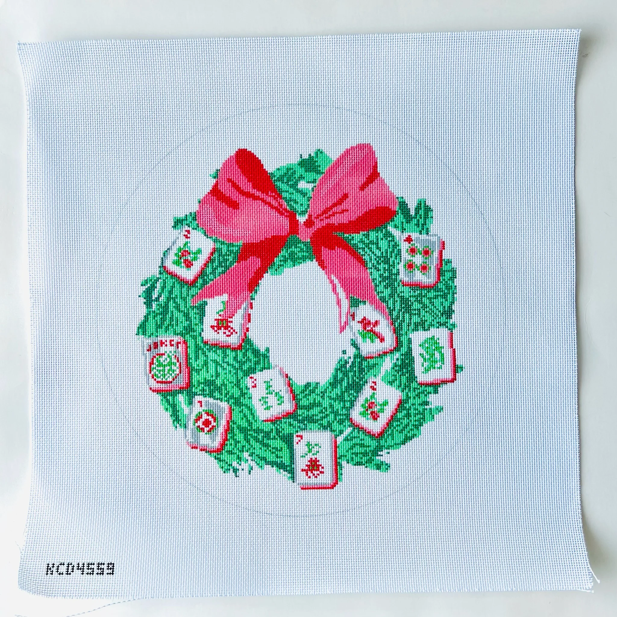 Merry Mahj Wreath