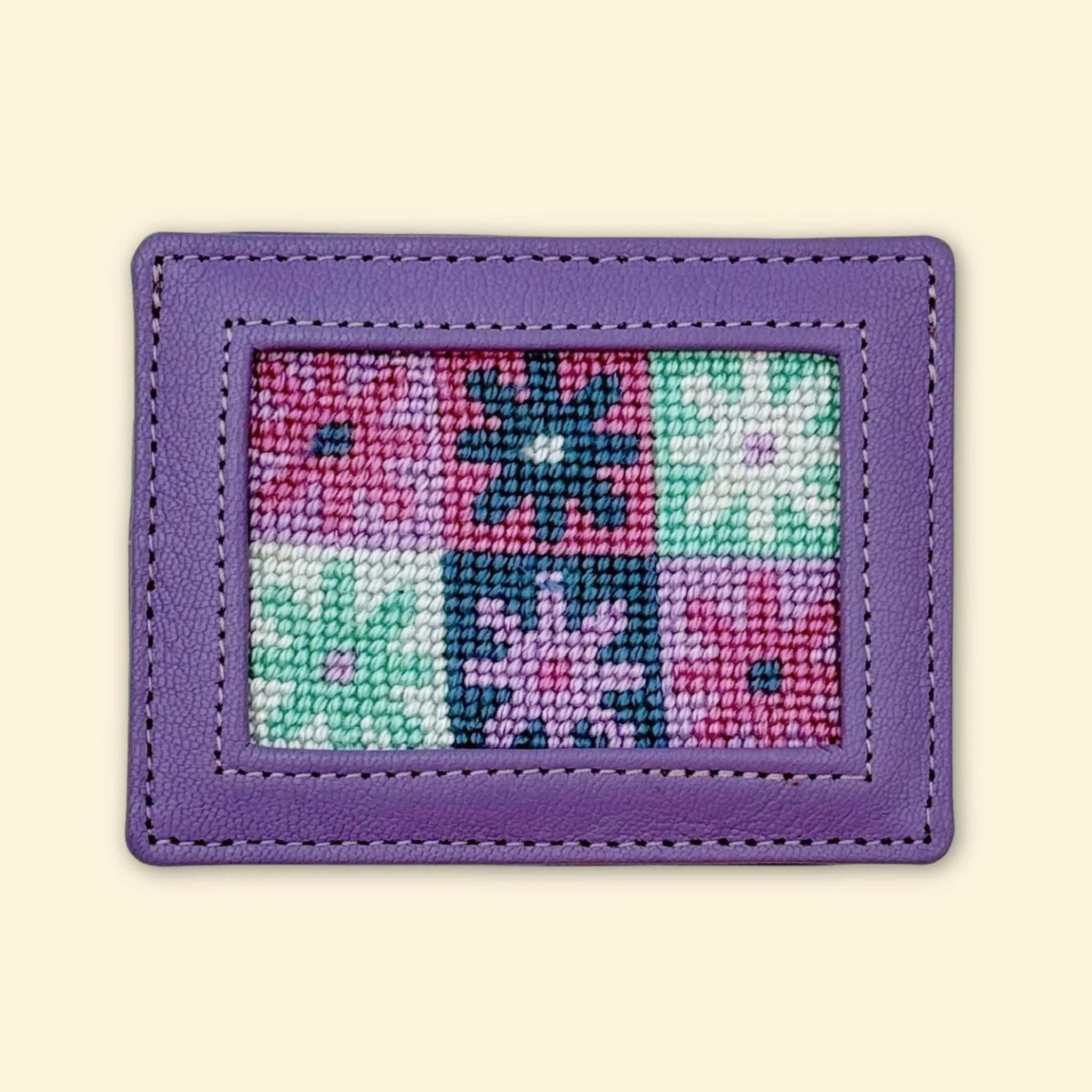 "Mod Bloom" Happy Stitching All-In-One Card Wallet Kit - Image 2