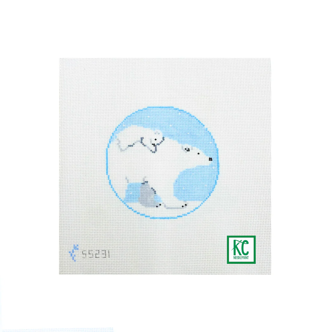 Polar Bear and Baby Canvas