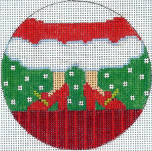 Mrs. Claus Feet Canvas