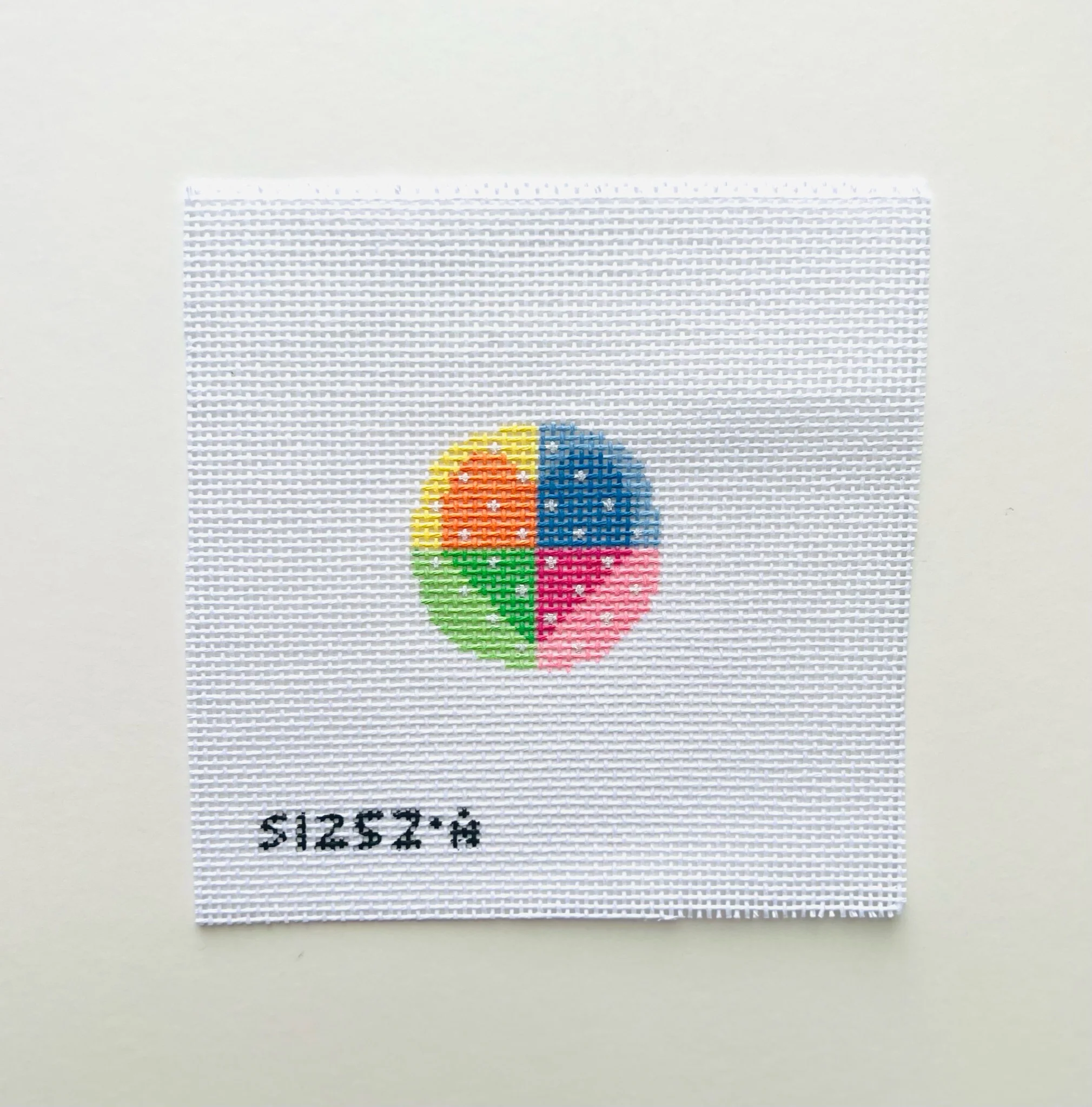 Multicolored Heart Key Fob Insert