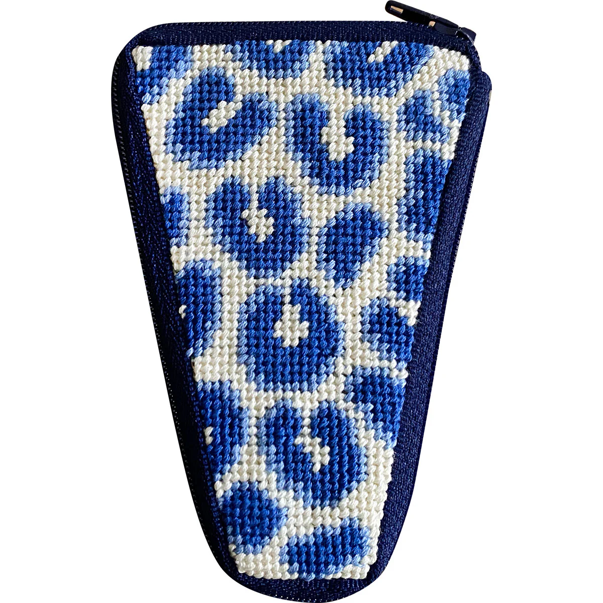 Navy Leopard Scissors Case Kit