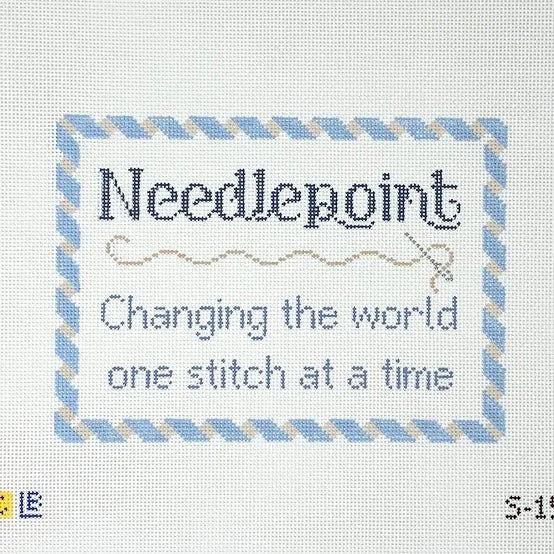 Needlepoint...One Stitch at a time canvas