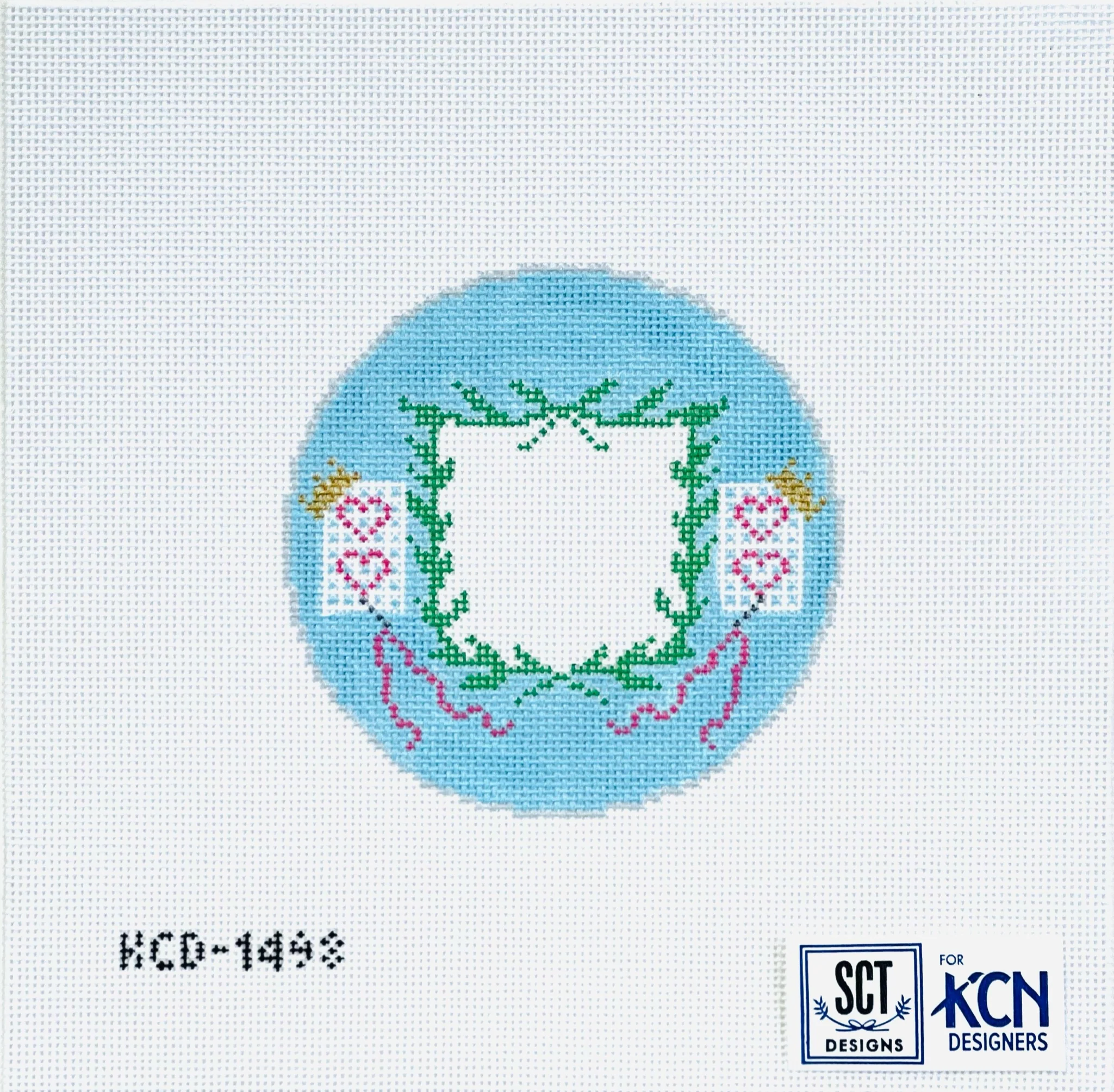 Needlepoint Sport of Queens Crest Canvas