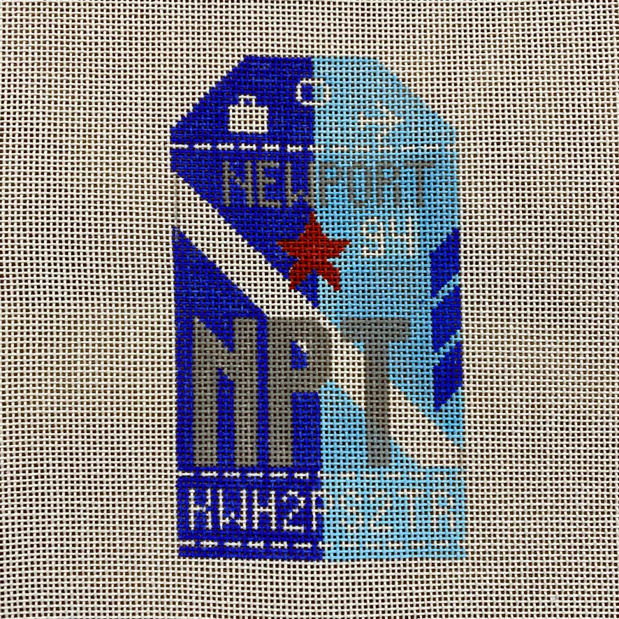 Newport Travel Tag Canvas